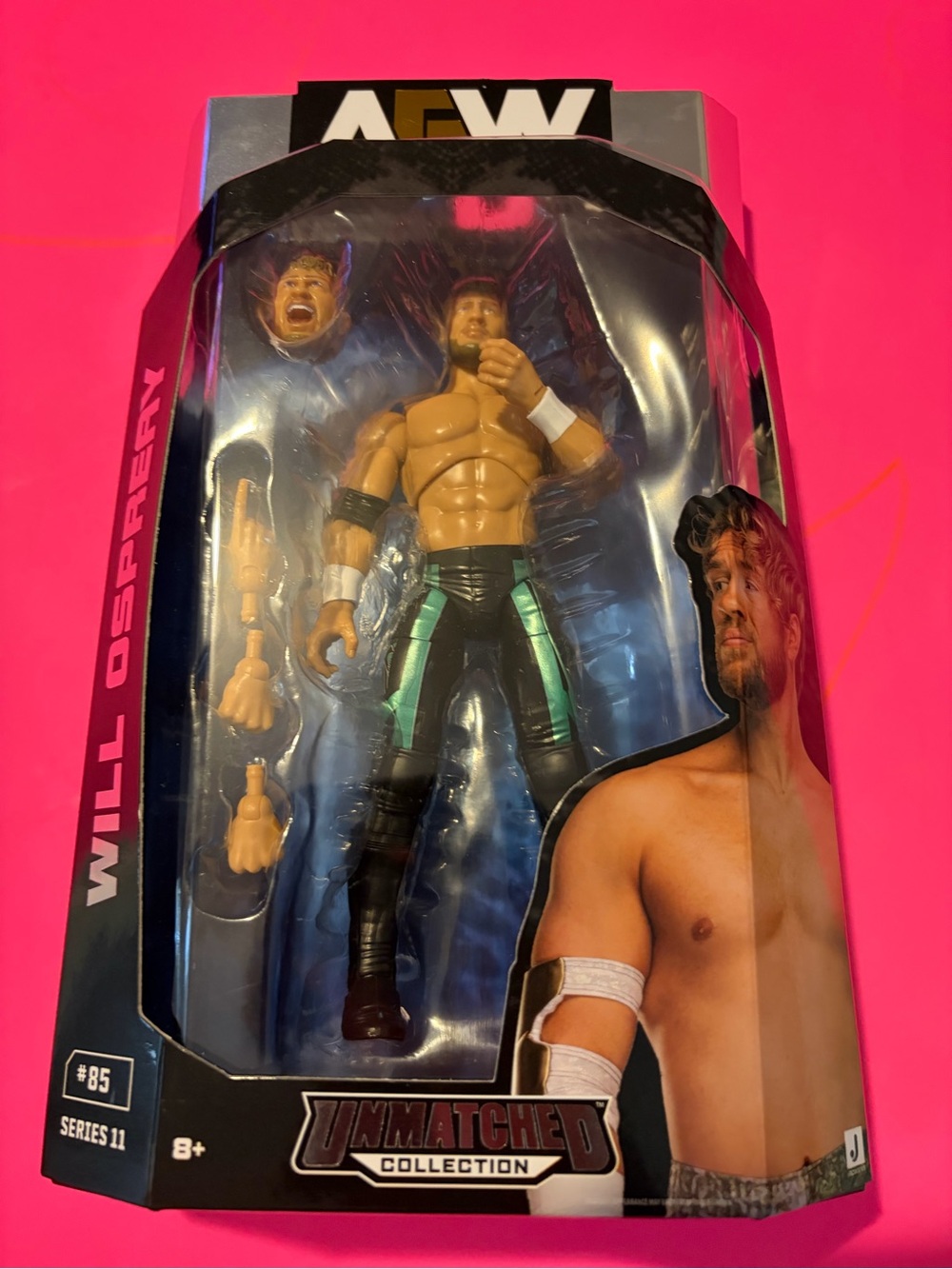 AEW Unmatched Collection Will Ospreay Action Figure - Teal & Black